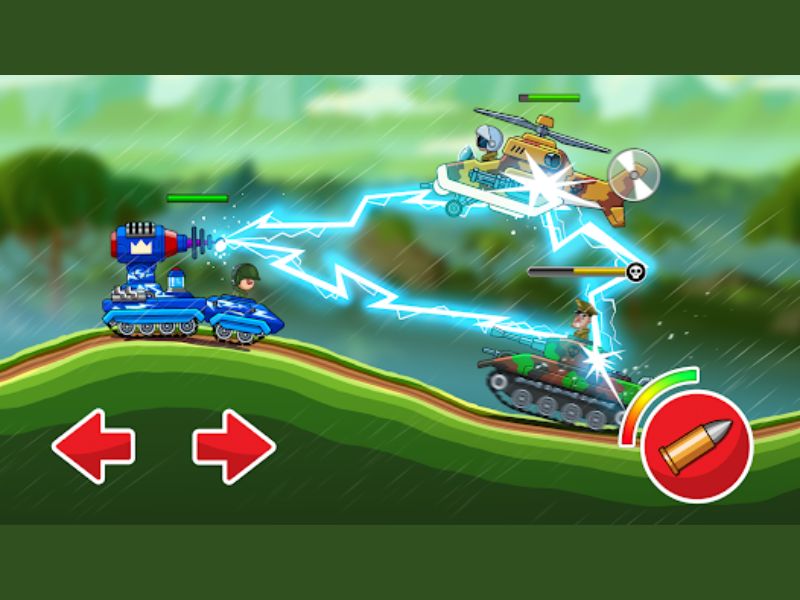 Tải Hack Hills of Steel (Full Tiền, Kim Cương) v8.7.3 Chiến đấu với xe tăng trong Hack Hills Of Steel