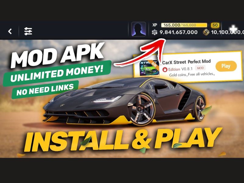 Tải Hack CarX Street APK (Vô Hạn Tiền, Mở Khóa Xe) v1.20.0 Tính Năng MOD Nổi Bật Trong Hack Carx Street