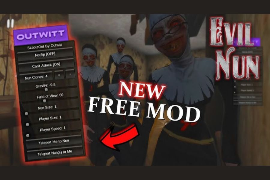 Tải Evil Nun Hack Tiger Bất Tử, Mod Menu v1.9.1 Tính Năng Nổi Bật Của Evil Nun Hack