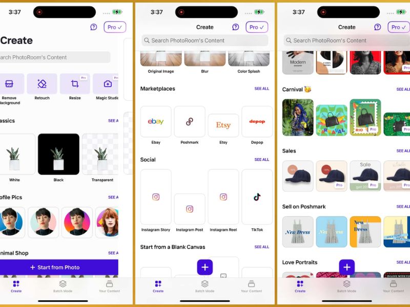 Tải Photoroom Mod APK (Full Unlocked Premium) v2026.27.02 Truy Cập Tất Cả Các Thư Viện Trong Photoroom Mod APK