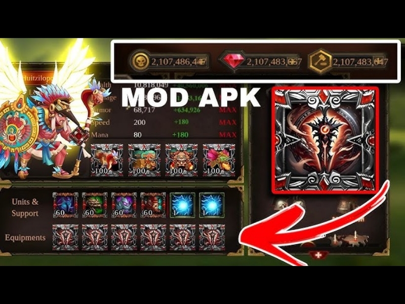 Tải Hack Epic Heroes War (Full Tướng, Tiền, Pha Lê) v1.36.438.11165pre Full vàng và pha phê trong Hack Epic Heroes War