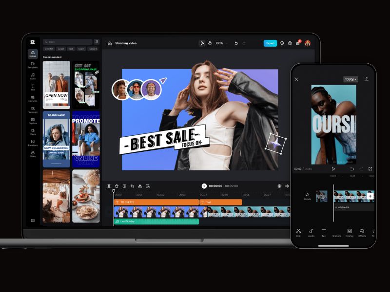 Tải Capcut Pro Mod (Không Quảng Cáo) v18.5.0 Chèn Sticker động vào video trong Capcut Pro Mod