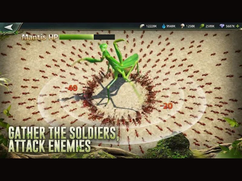 Tải Hack Ant Legion (Full Vàng, Kim Cương, No Ads) v7.1.198 Dẫn dắt gia tộc kiến bảo vệ lãnh thổ trong Hack Ant Legion
