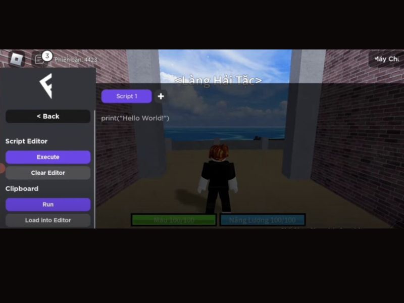 Tải Hack Blox Fruit Apkmoday Update 30 (Full Trái Ác Quỷ, Giọt Nước, Anti Ban, Auto Farm) Menu chính của ứng dụng sẽ xuất hiện