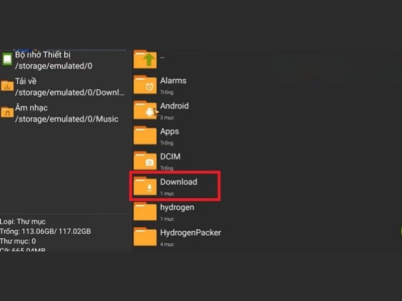 Tải Hack Blox Fruit VN Delta X v2.721 Mới Nhất Mở ứng dụng Zachiver vào mục Download