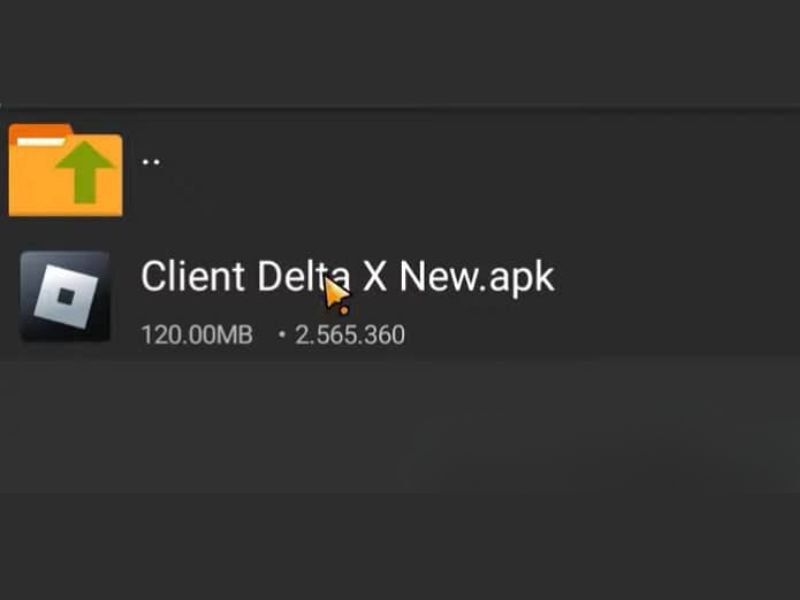 Tải Hack Blox Fruit VN Delta X v2.721 Mới Nhất Nhấn giữ file Delta X
