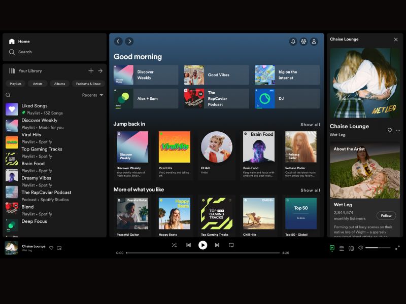 Tải Spotify Mod APK (Premium) v9.1.64.1672 Mới Nhất Kho nhạc khổng lồ trong Spotify Mod APK