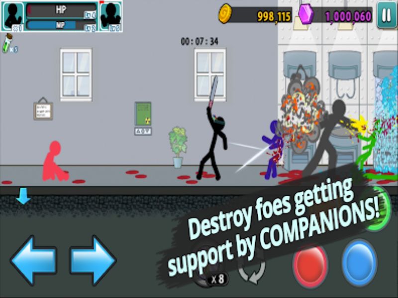 Tải Anger Of Stick 5 Hack (Mod Menu, Tiền, One Hit, Bất Tử) v1.1.94 Lối chơi chặt chém kịch tính trong Anger Of Stick 5 Hack