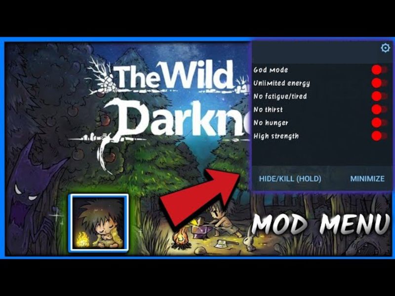 Tải The Wild Darkness Mod APK 1.3.58 (Mod Menu, Vô Hạn Tiền, Bất Tử) Mod menu trong The Wild Darkness Mod APK 1.3.58