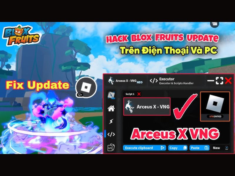 Tải Hack Blox Fruit Arceus X Neo v2.1.9 Mới Nhất Thông tin về Hack Blox Fruit Arceus X Neo