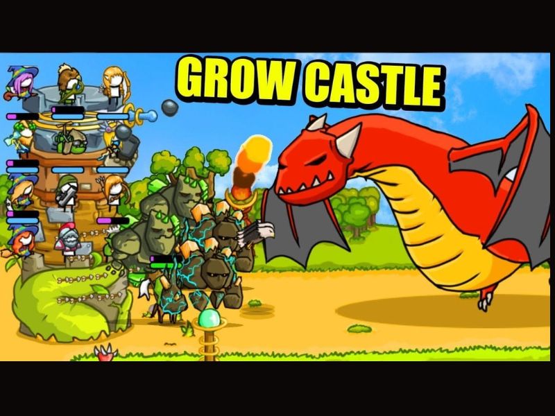 Tải Hack Grow Castle (Menu, Full Tiền, Kim Cương) v1.50.14 Khám Phá Game Thủ Thành Đỉnh Cao Trong Hack Grow Castle