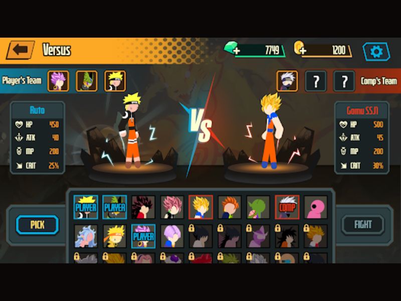 Tải Hack Stickman Dragon Fight (Vô Hạn Tiền, Kim Cương, Full Nhân Vật) v3.3.8 Mở khoá những chiến binh rồng cực mạnh trong Hack Stickman Dragon Fight