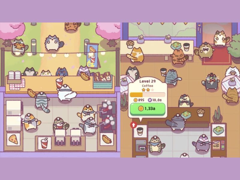 Tải Hack Cat Snack Bar (Vô Hạn Tiền, Kim Cương, Mua Sắm) v1.0.216 Nhà hàng vẫn làm việc, kể cả khi bạn offline với Hack Cat Snack Bar