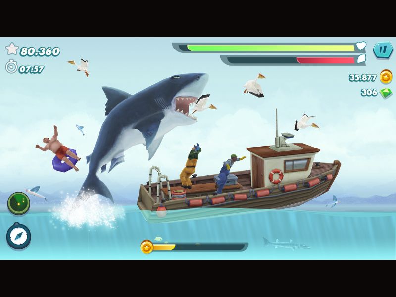 Tải Hack Hungry Shark Evolution (Menu, Vô Hạn Tiền, Kim Cương) v14.2.2 Săn Mồi Đầy Kịch Tính trong Hack Hungry Shark Evolution