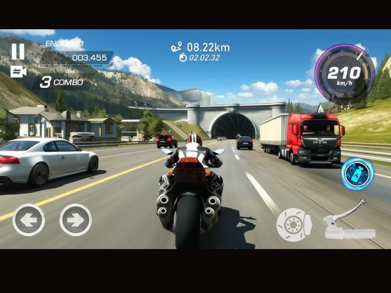 Tải Hack Traffic Rider Mod APK (Full xe, Vô Hạn Tiền) v2.11 Tham gia vào các cuộc đua khốc liệt trong Hack Traffic Rider Mod APK