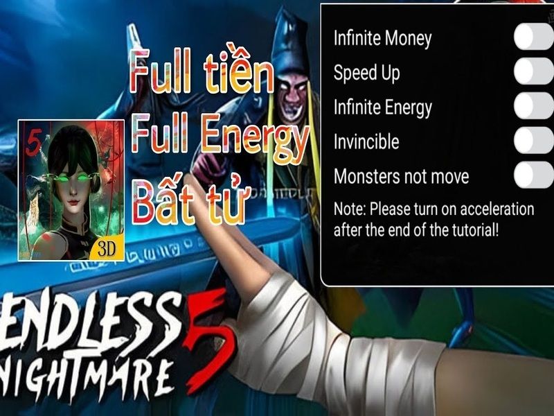 Tải Hack Endless Nightmare 5 (Mod Menu, Tiền, 1 Hit, Bất Tử) v2.1.1 Tính Năng Nổi Bật Chỉ Có Trong Endless Nightmare 5 Hack