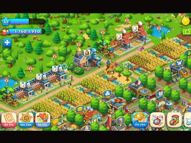 Tải Township Hack (Vô Hạn Tiền) v37.0.2 Miễn Phí Cho Android Tự tay xây dựng thị trấn của bạn trong Township Hack