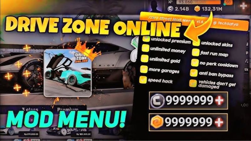 Tải Drive Zone Online MOD APK V1.10.2 (Vô Hạn Điểm, Menu) Tính Năng Nổi Bật Trong Drive Zone Online MOD APK