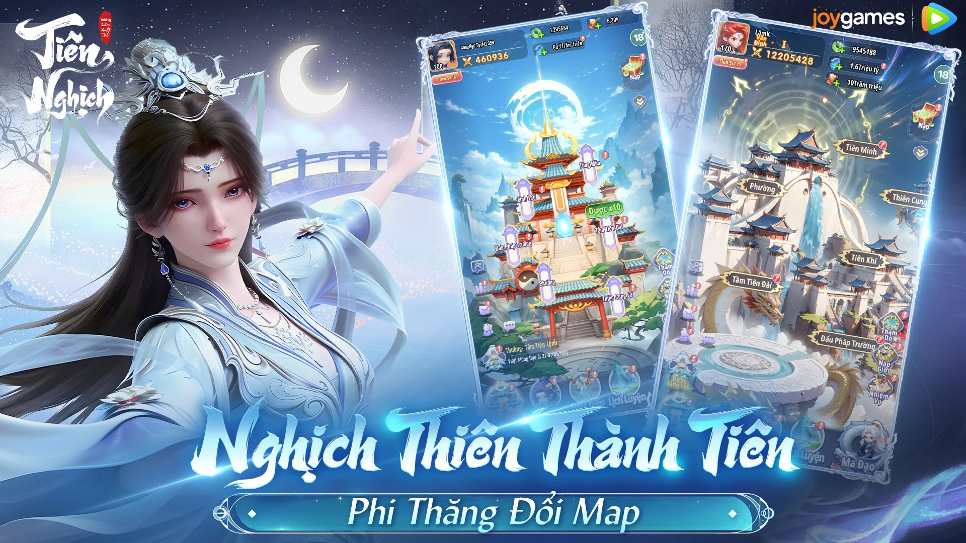 Tải Tiên Nghịch Mobile Joygames MOD APK (Mod Menu, One Hit, Vô Hạn Tiền) Mới Nhất v1.6 Tien Nghich Mobile Joygames mod